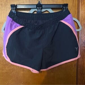 Old Navy Black and Purple Women's Athletic Shorts